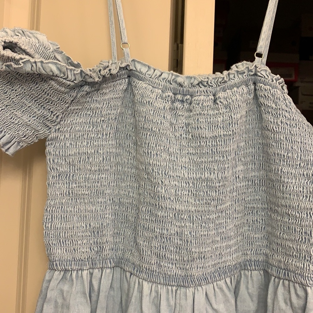 Light denim romper - Picture 2 of 3